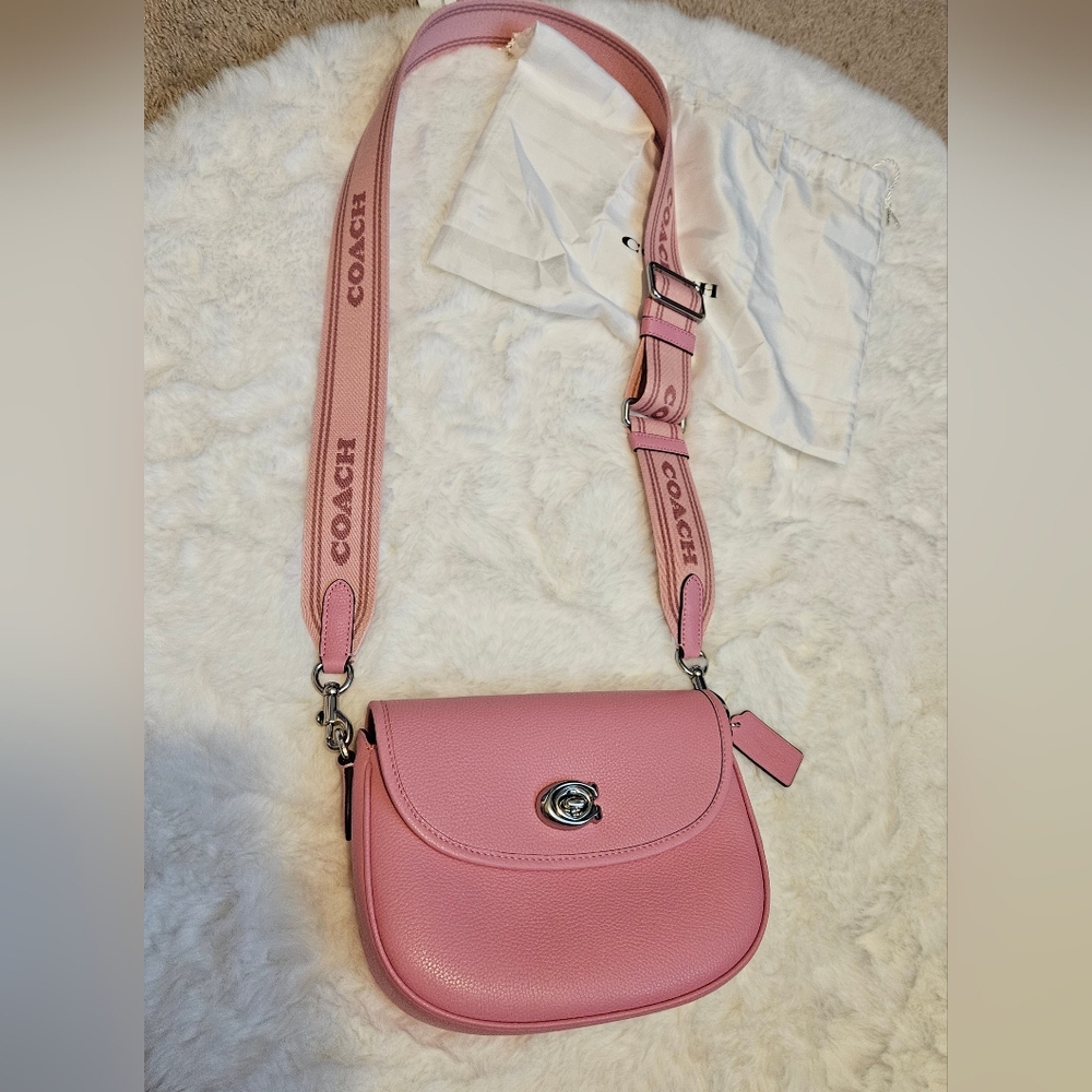Coach Willow Saddle Bag New With tags - Picture 9 of 13